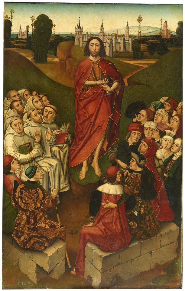 La predicación de San Juan Bautista, del Maestro de Miraflores (Museo del Prado)