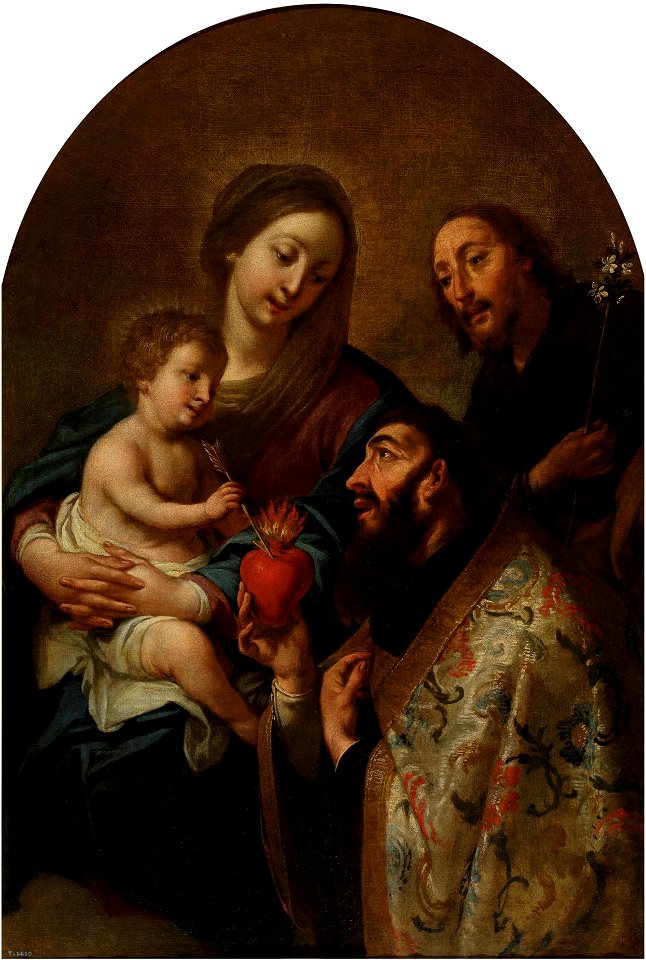 La Sagrada Familia y San Agustín, de Antonio Viladomat (Museo del Prado)