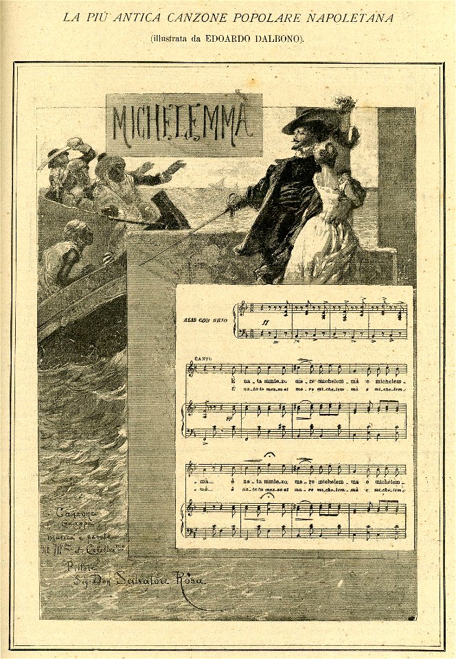 La più antica canzone popolare napoletana