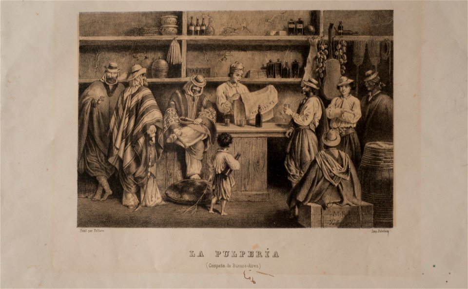 La pulpería - Juan León Pallière