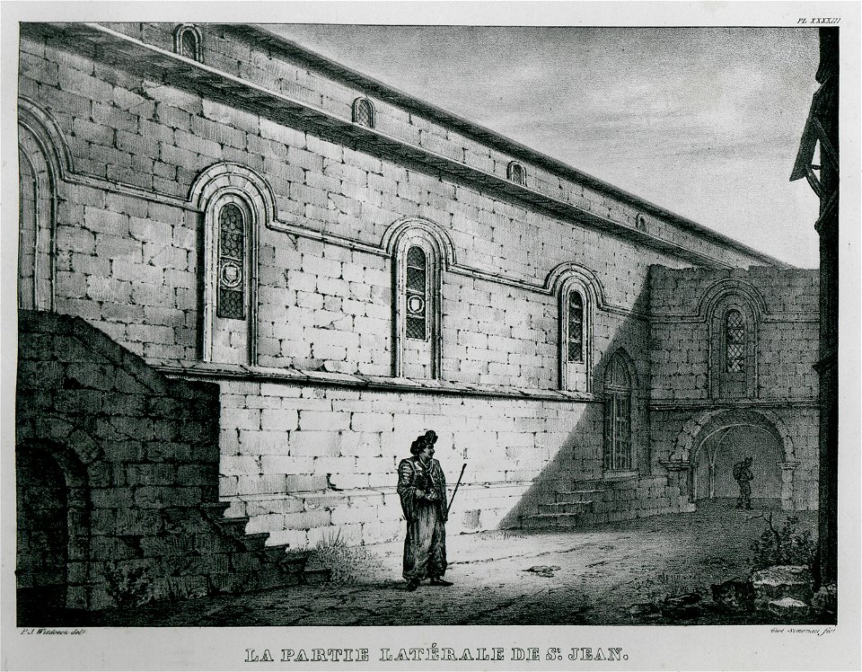 La Partie Latérale de St Jean - Rottiers Bernard Eugène Antoine - 1828