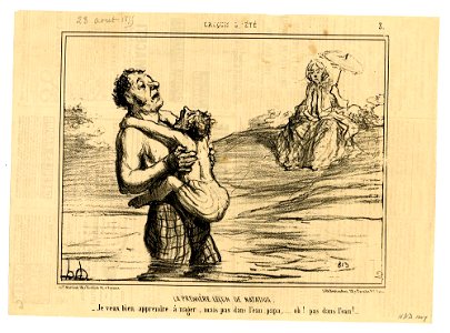 La première leçon de natation (First swimming lesson) (BM 1939,0602.61)