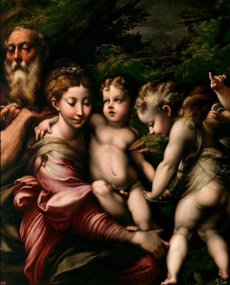 La Sagrada Familia con ángeles (Parmigianino)
