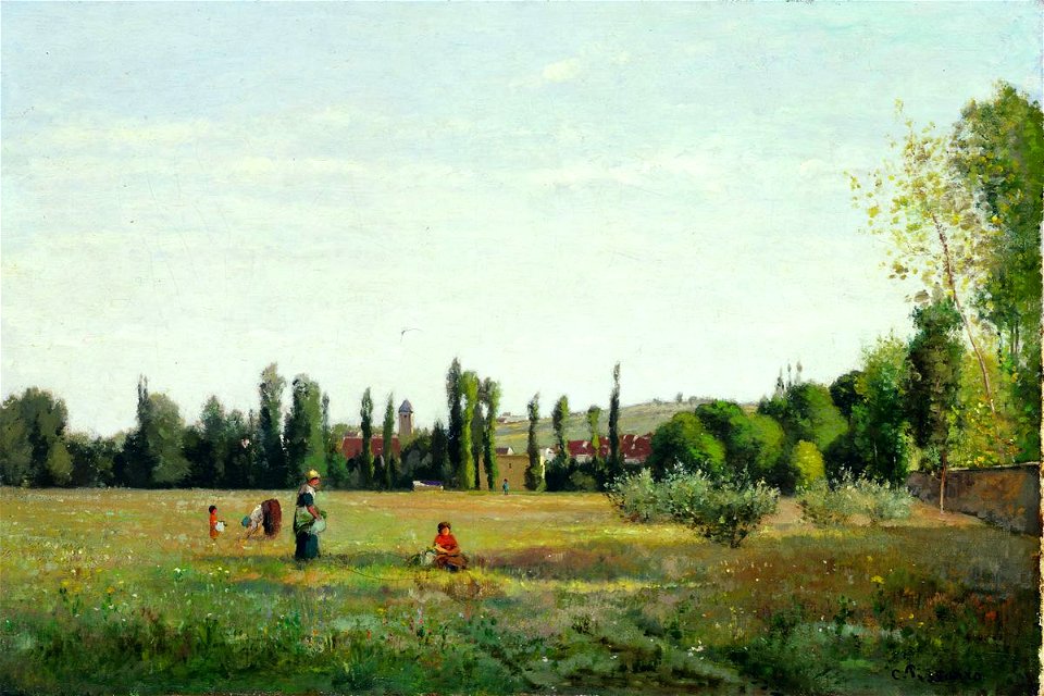La Varenne Saint Hilaire (Camille Pissarro), Museum of Fine Arts, Budapest – 377.B