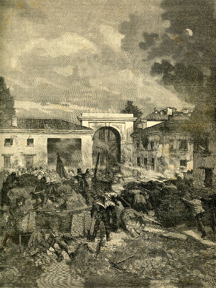 La quinta giornata (presa di Porta Tosa)