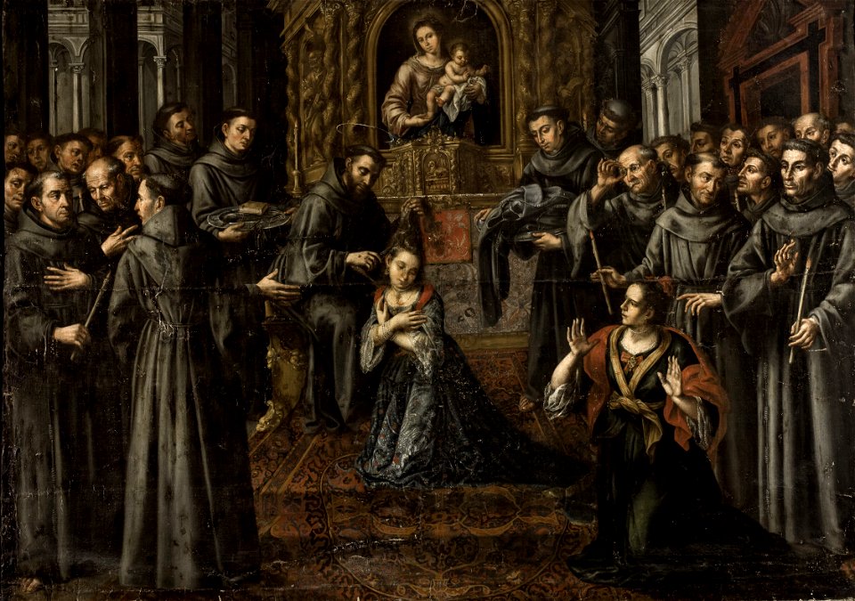 La profesión de Santa Clara de Asís (Ayuntamiento de Sevilla)