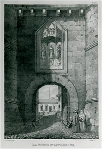 La Porte Ste Catherine - Rottiers Bernard Eugène Antoine - 1828