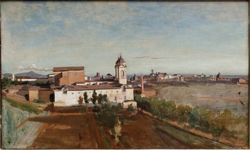 La Trinité-des-Monts by Corot Louvre RF2041 n01