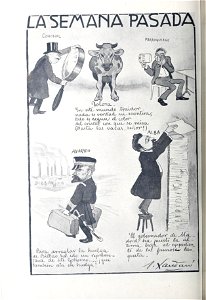 La Semana Pasada, de Xaudaró, en Blanco y Negro, 1906