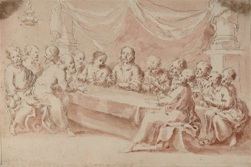 La última cena - Matías de Arteaga y Alfaro