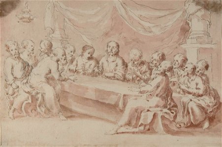 La última cena - Matías de Arteaga y Alfaro