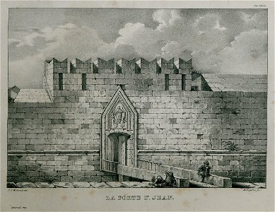 La Porte St Jean - Rottiers Bernard Eugène Antoine - 1828