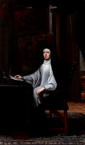La reina doña Mariana de Austria (Monasterio de El Escorial)