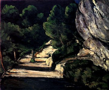 La Route forestière, par Paul Cézanne, Yorck