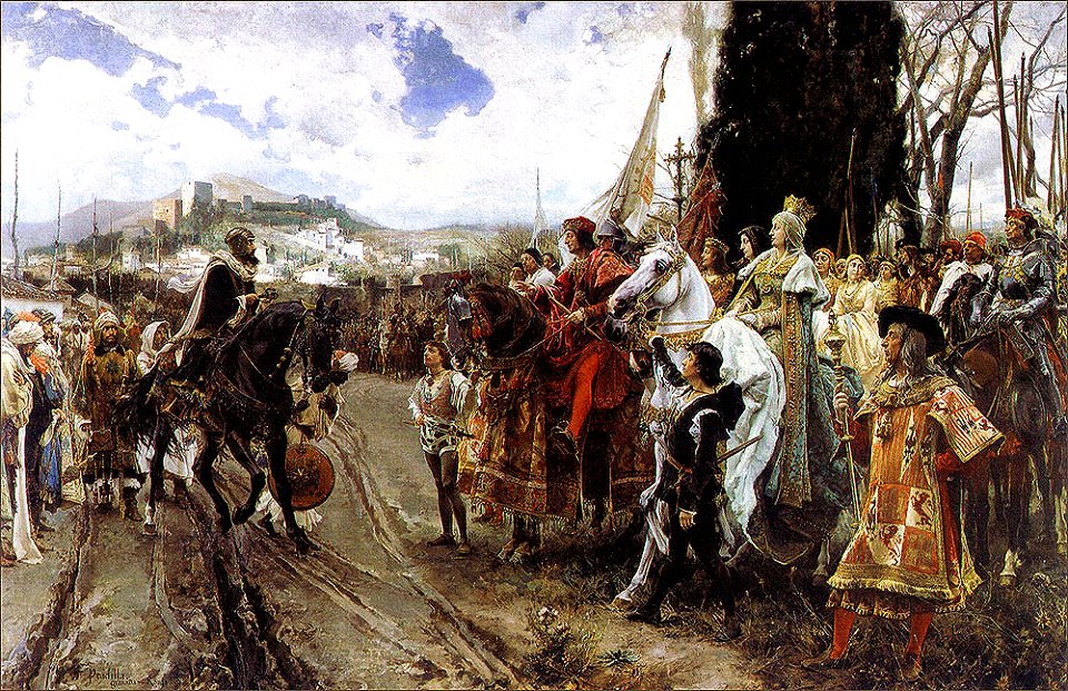La Rendición de Granada (Francisco Pradilla, Palacio del Senado, 1882)