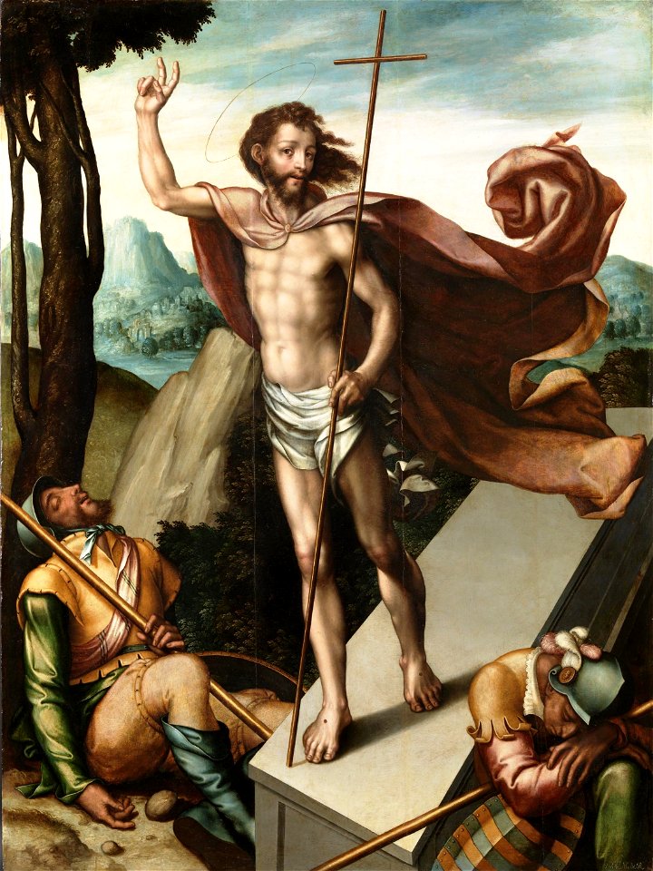 La Resurrección, de Luis de Morales (Museo del Prado)
