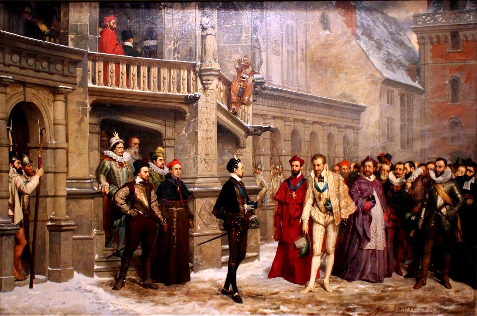 La Rencontre d'Henri III et du duc de Guise - Pierre-Charles Comte - MBA Lyon 2014