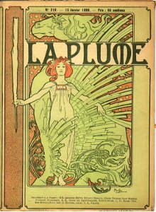 La Plume 1898. Free illustration for personal and commercial use.