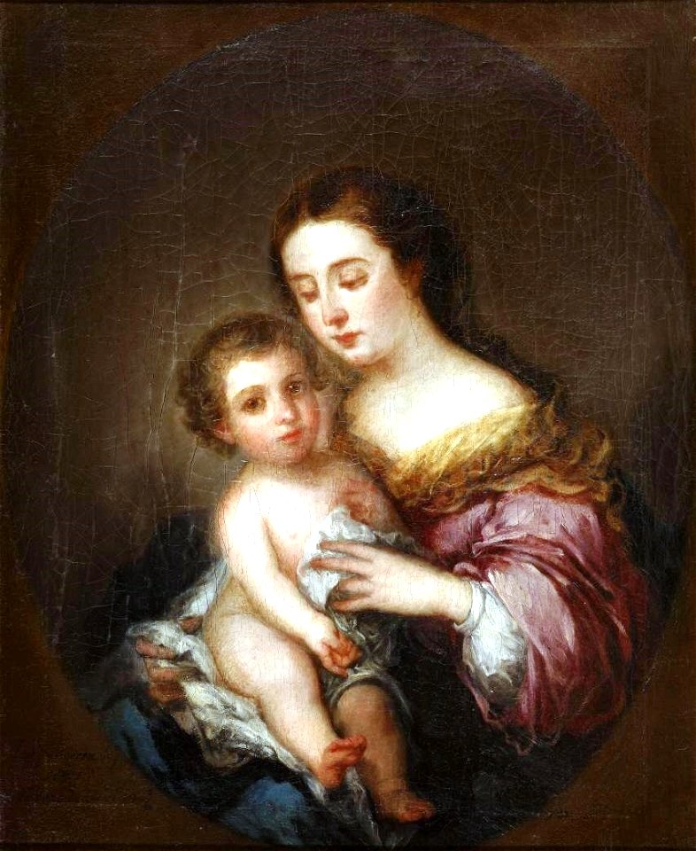 La Virgen con el Niño Jesús, de José Gutiérrez de la Vega (Museo del Romanticismo de Madrid)