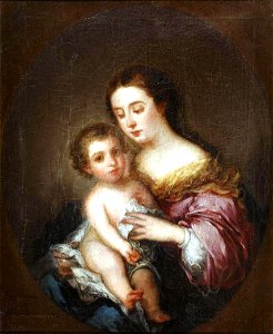 La Virgen con el Niño Jesús, de José Gutiérrez de la Vega (Museo del Romanticismo de Madrid)