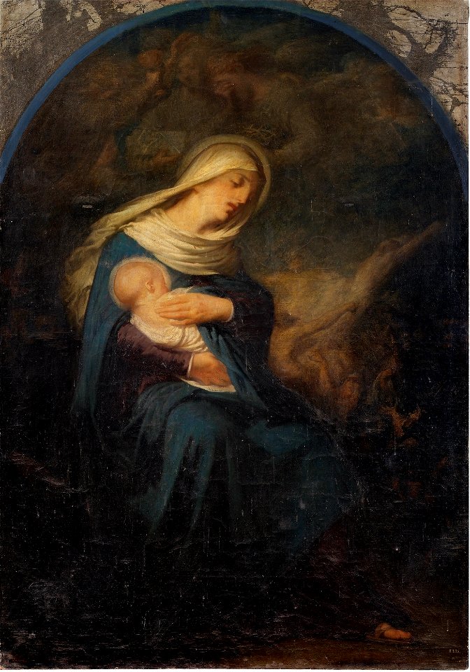 La Virgen con el Niño, según una piadosa creencia (Museo del Prado)