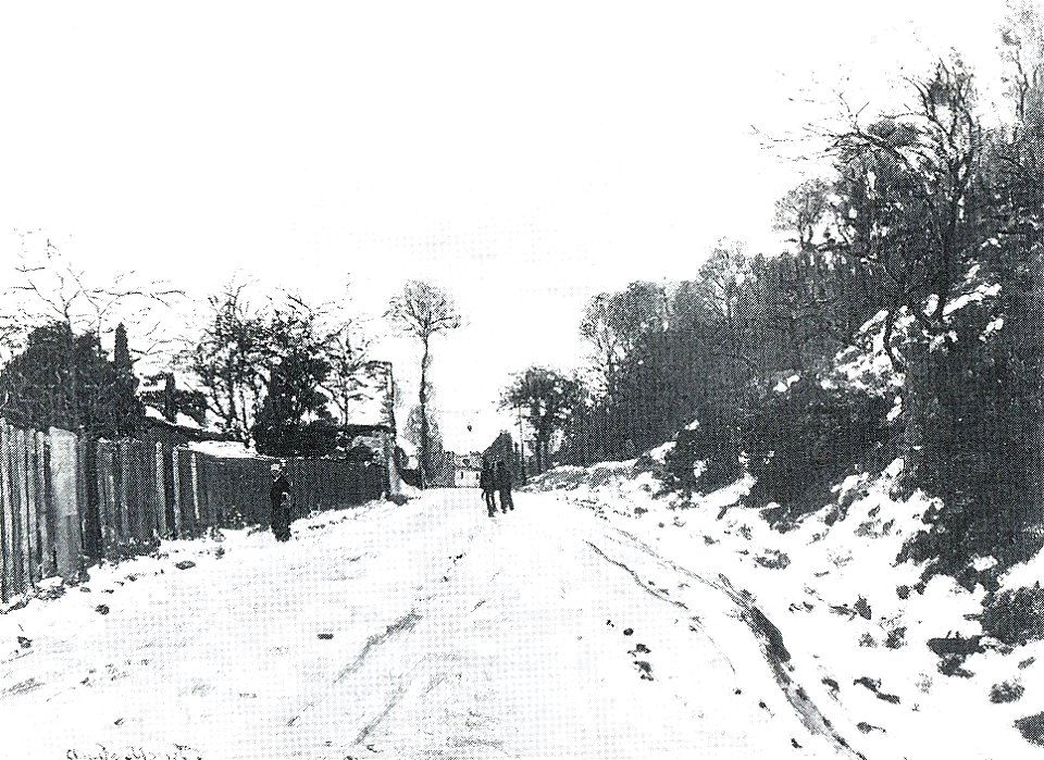 La Route sous la neige à Honfleur (W 82)