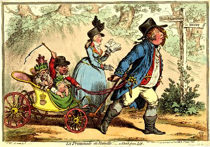 La promenade en famille-a sketch from life. (BM 1851,0901.863)