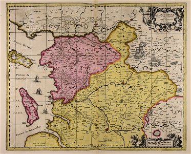 La Saintonge uers le septentrion auecq le pays d'Aulnis et les... - CBT 5879824
