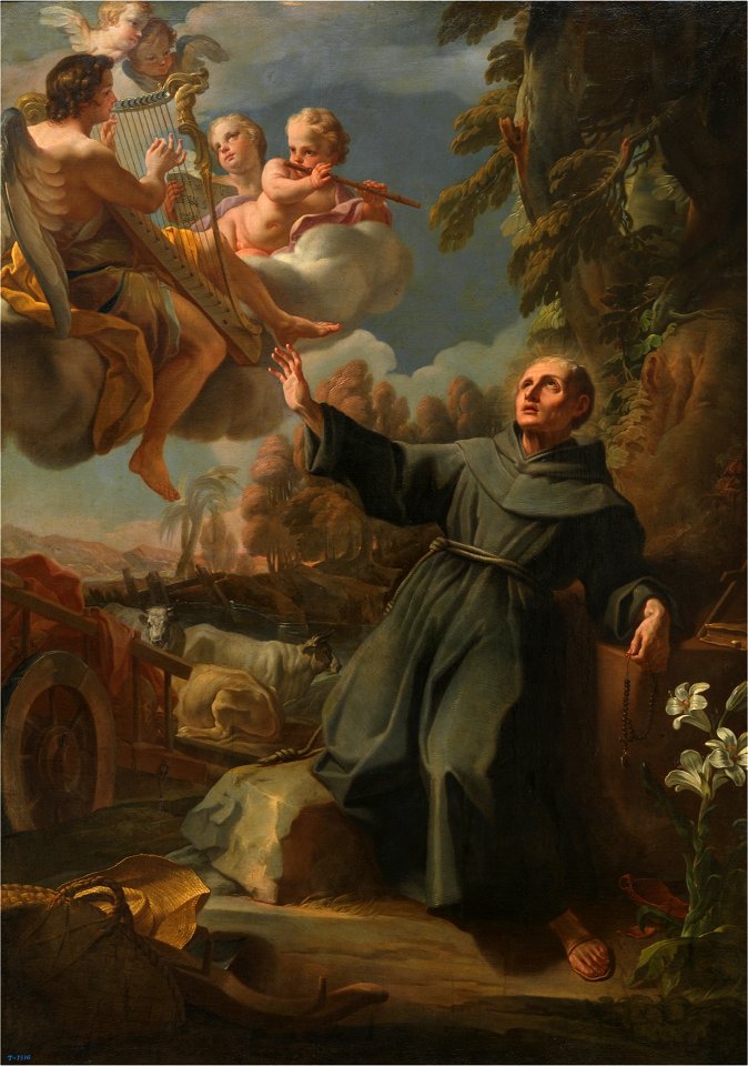 La visión de Sebastián de Aparicio, de Mariano Salvador Maella (Museo del Prado)