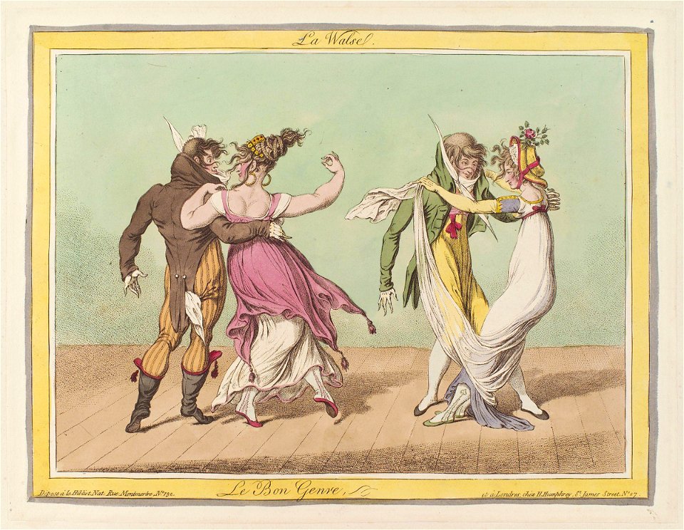 La walse by James Gillray