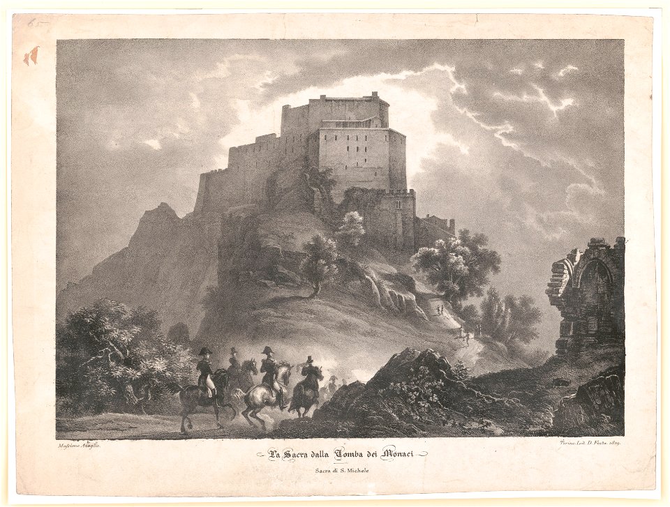 La sacra dalla Tomba dei Monaci, sacra di s. michele LCCN2003681702