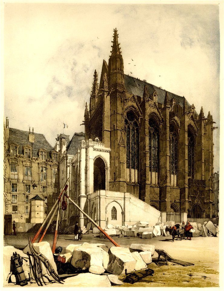 La Sainte Chapelle, Paris (BM 1870,0813.202)