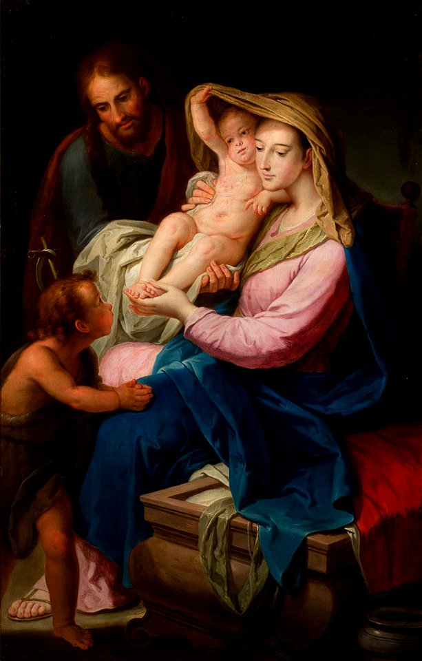 La Sagrada Familia y San Juan Bautista Niño (Museo Ibercaja Camón Aznar)