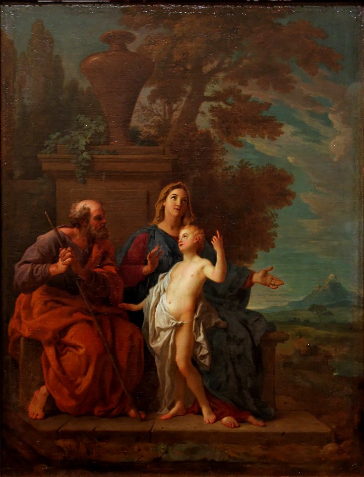 La Sainte Famille, Michel-Ange Houasse, Musée Goya