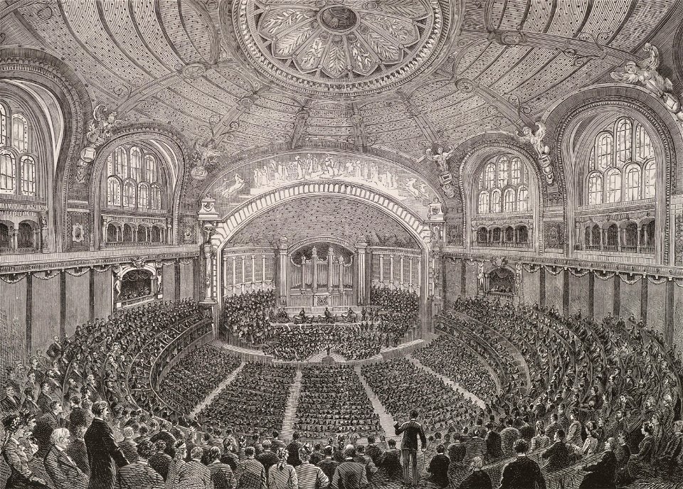 La salle des fêtes, dans le Palais du Trocadéro