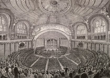 La salle des fêtes, dans le Palais du Trocadéro