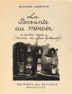 La servante au miroir, Léon Spilliaert, Marcel Lecomte (Editions des Artistes), Mu.ZEE Oostende, SM002480 (2)
