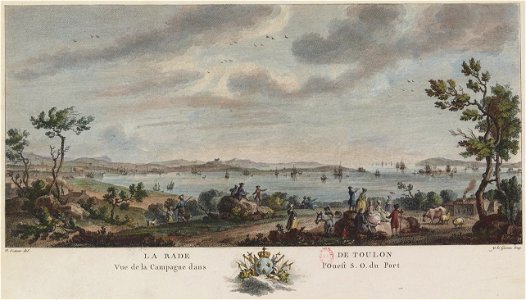 La rade de Toulon en 1776