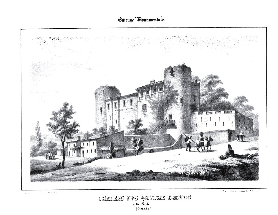 La Réole - château des quatre soeurs