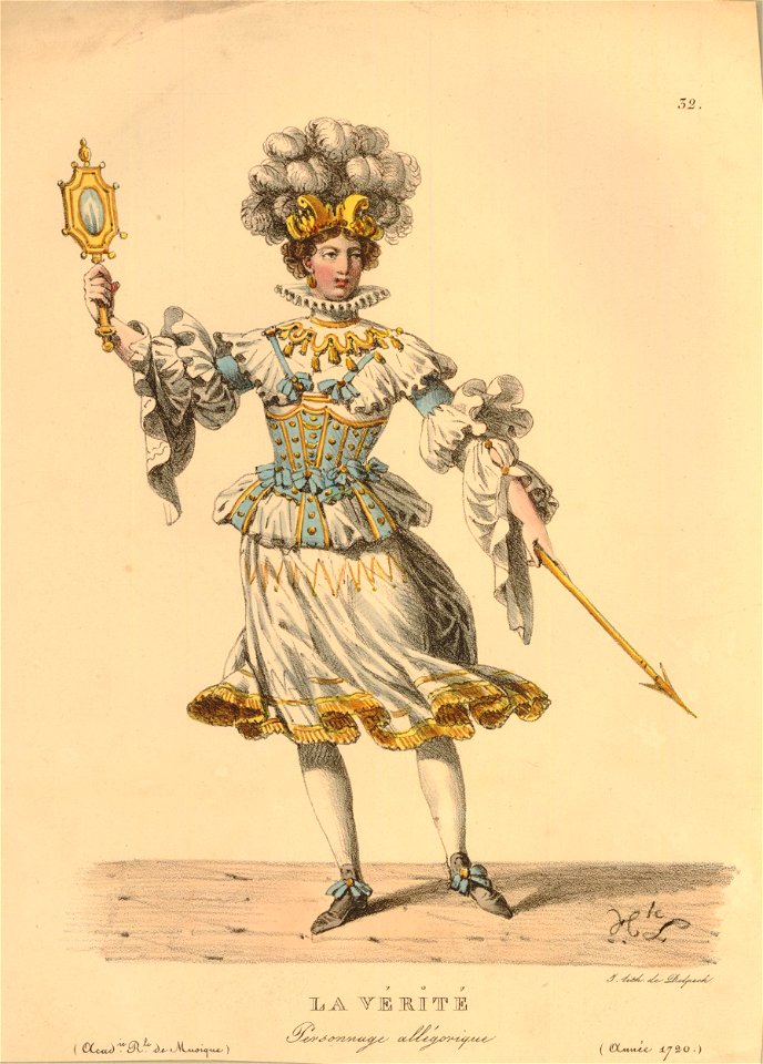 La Vérité - Personnage allégorique (BM 1871,1209.2595 1)