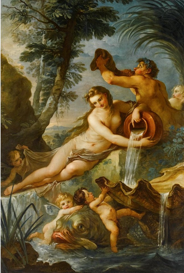 La Source, oil on canvas, 1736 Charles-Joseph Natoire