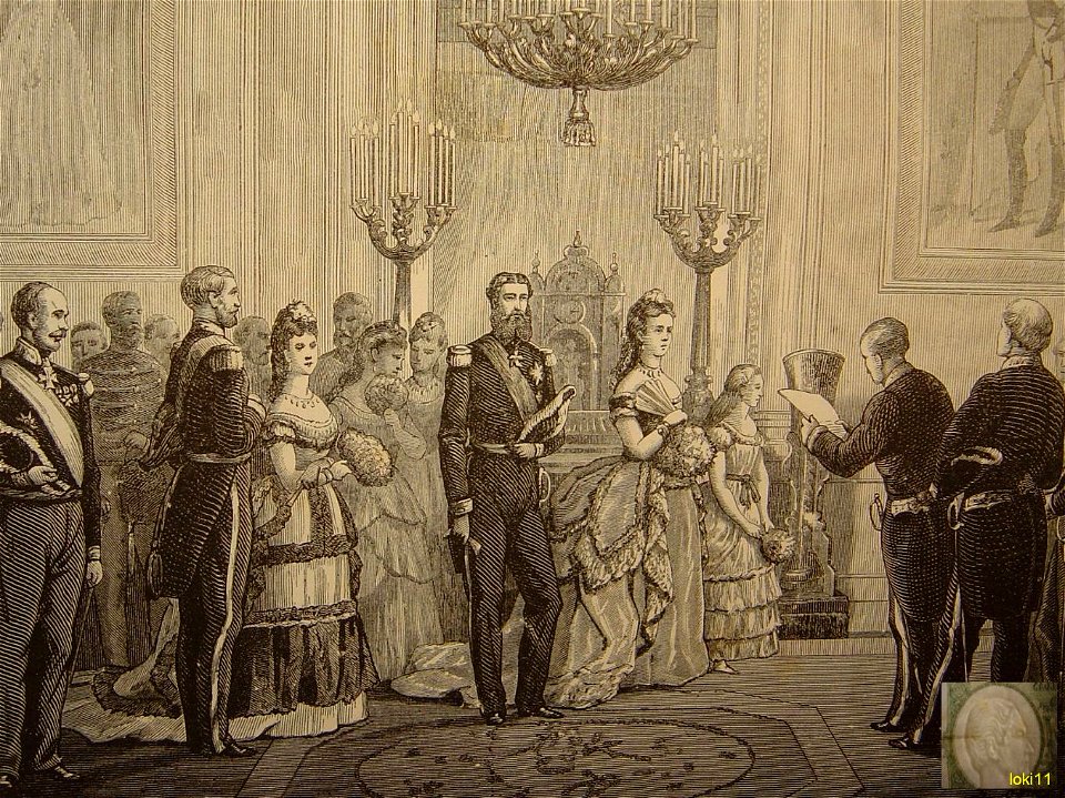 La réception au palais