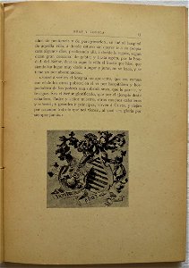 La Santa Casa de Loyola, 1891, coat of arms, by Mariano Pedrero