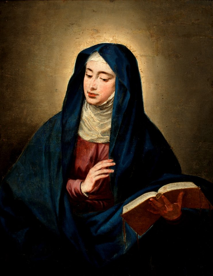 La Virgen leyendo, de Diego González de la Vega (Museo del Prado)