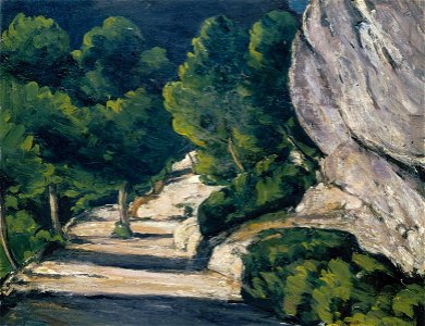 La Route forestière, par Paul Cézanne, FWN 56