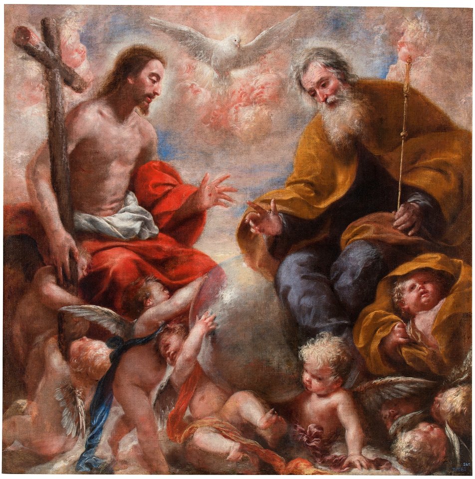La Santísima Trinidad, atribuido a Francisco Caro (Museo del Prado)