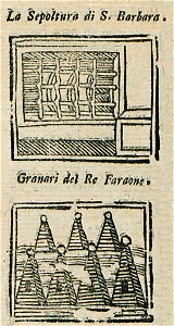La Sepoltura di S Barbara Granari del Re Faraone - Bianco Noe - 1600