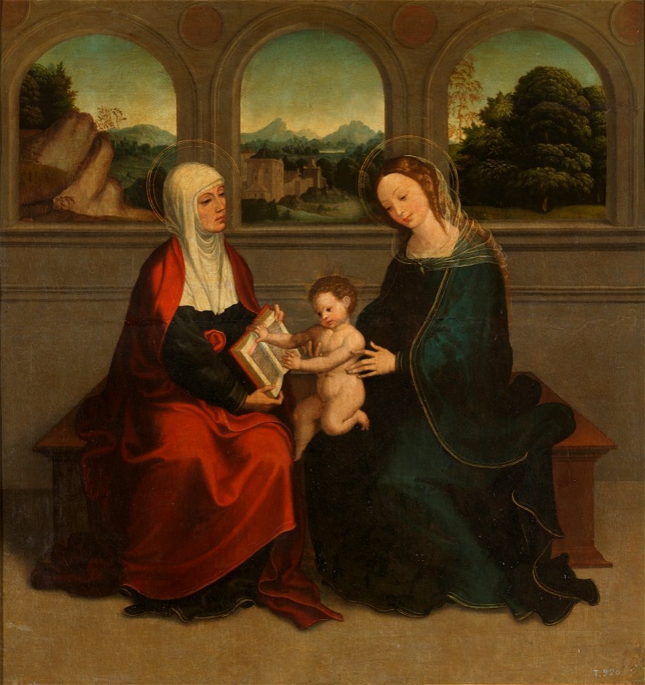 La Virgen, el Niño y Santa Ana, de Juan Correa de Vivar (Museo del Prado)