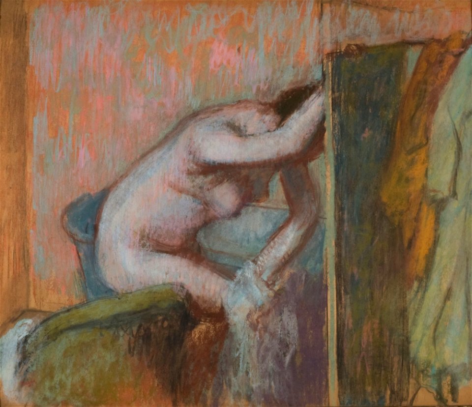 La Toilette apres le bain - Edgar Degas