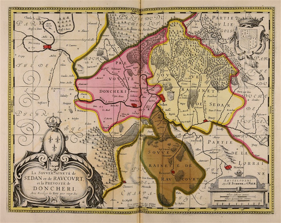 La souueraineté de Sedan et de Raucourt et la prevosté de... - CBT 5878953